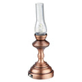 Dollhouse LED Copper Hurricane Lamp