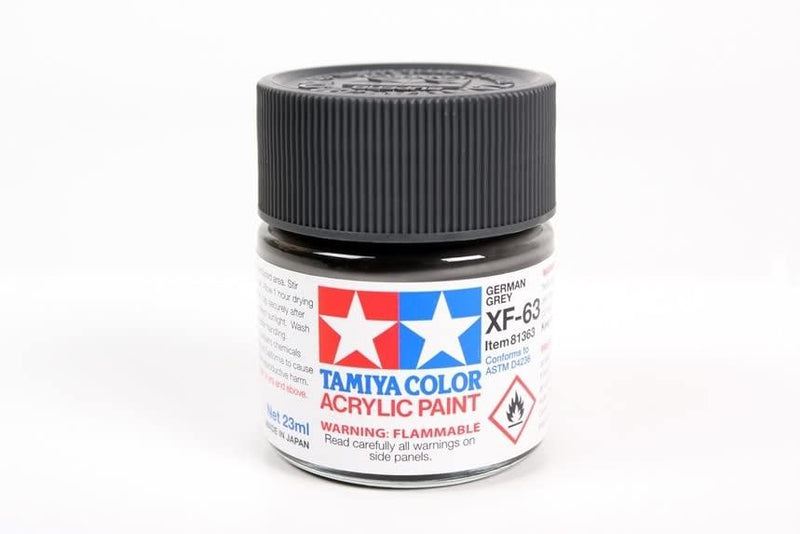 TamIYA Tam81363 Acrylic XF-63 Flat German Grey 23ml
