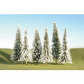 Bachmann Trains 6 Pines with Snow 5" to 6"