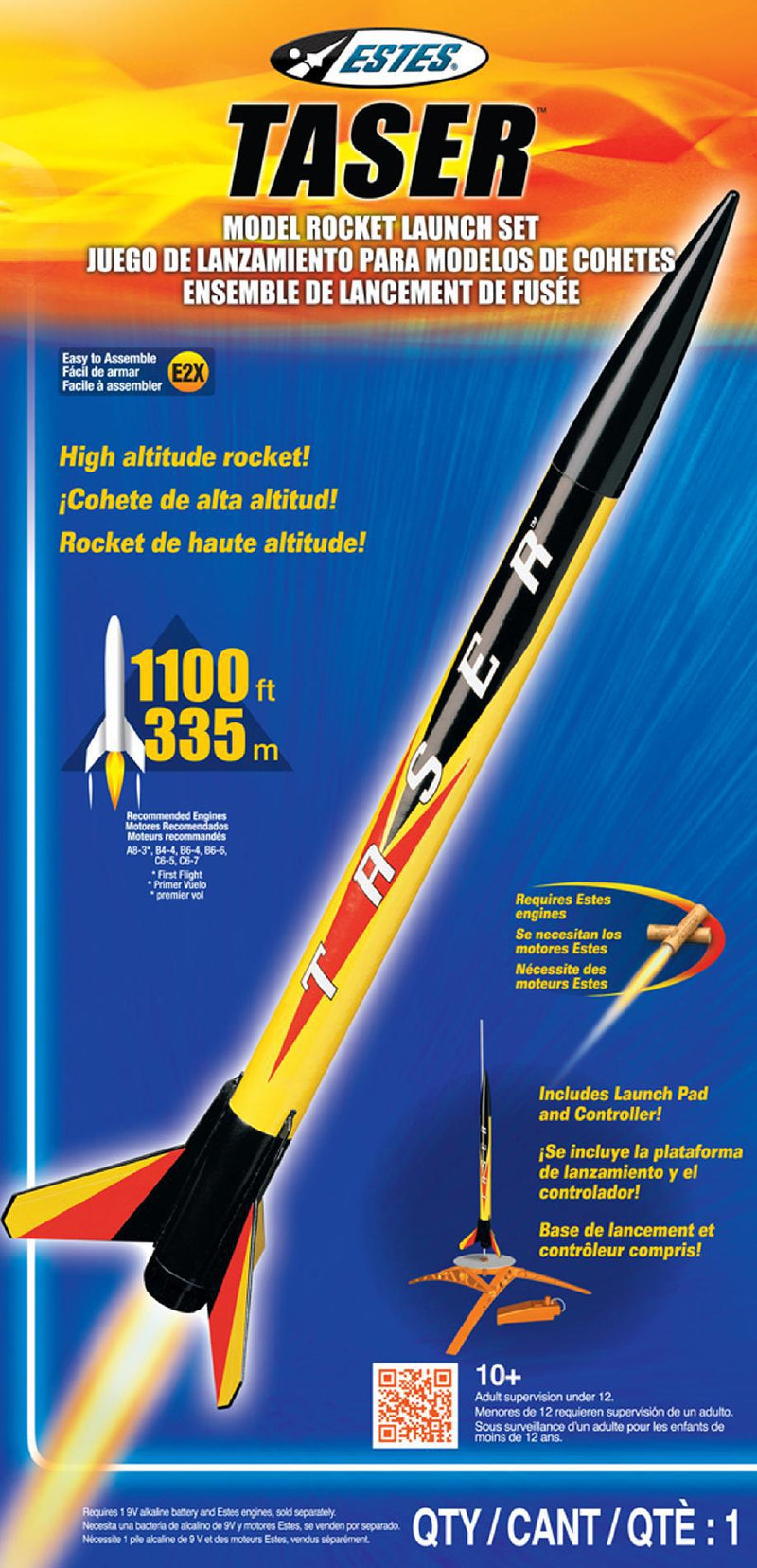 Estes Launch Set-Taser Model Rocket