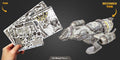 Metal Earth Serenity Firefly Steel Model Kit No. ICX261