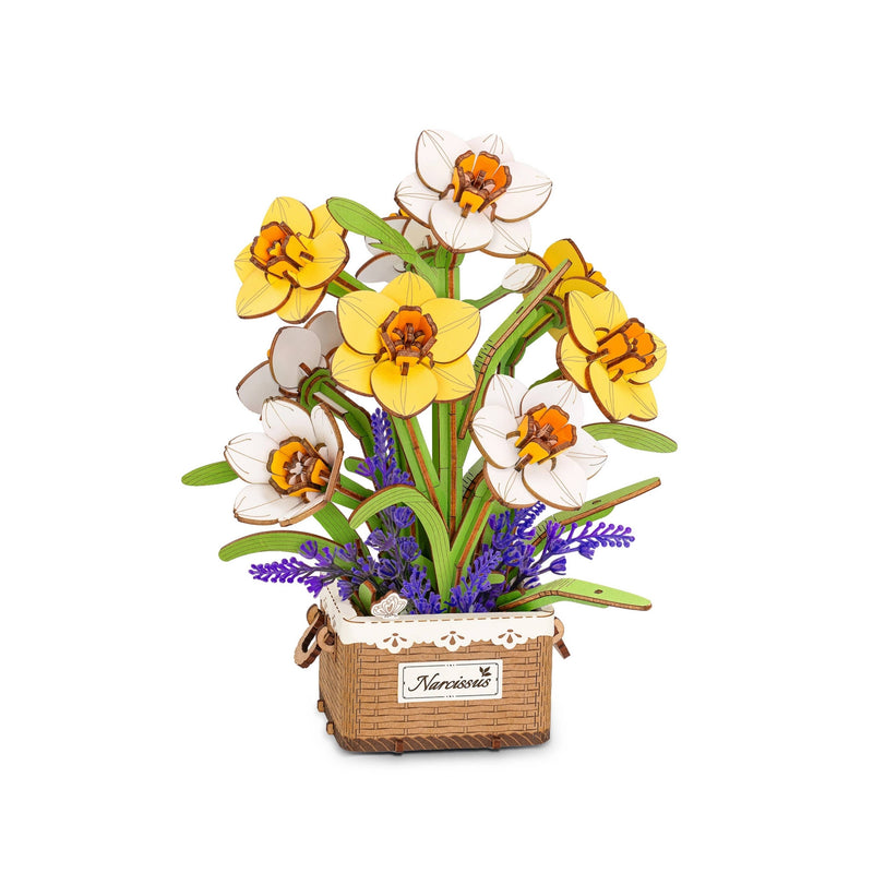 Rolife 3D Wooden Flower Puzzle: Narcissus No.TF002