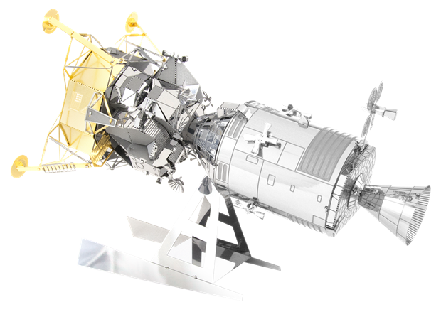 Metal Earth Apollo CSM with LM Color Metal Model Kit No. MMS168