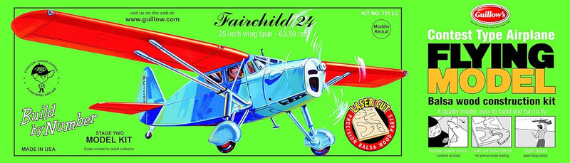 Guillow S Fairchild 24 Laser Cut Model Kit