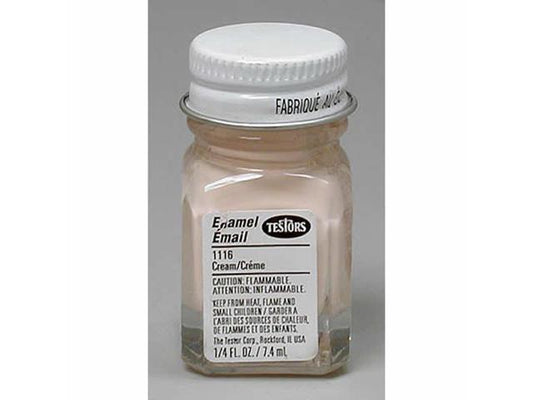 Testors Enamel Paint 1/4 oz Cream