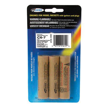 Estes Model Rocket Engines 6-7