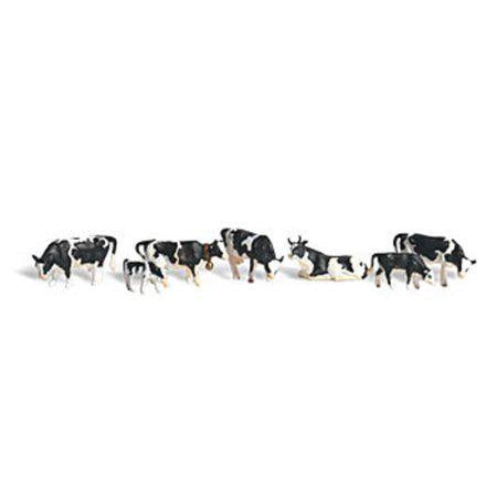 Woodland Scenics A2724 O Scenic Accents Holstein Cow Figures (Pack of 11)