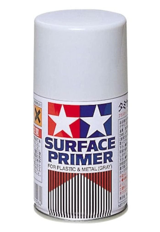 Tamiya Surface Spray Primer Gray Tam87026 Lacquer Primers & Paints