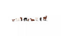 Woodland Scenics Goat Herd Scenic Accents Figure Set HO Scale - A1965