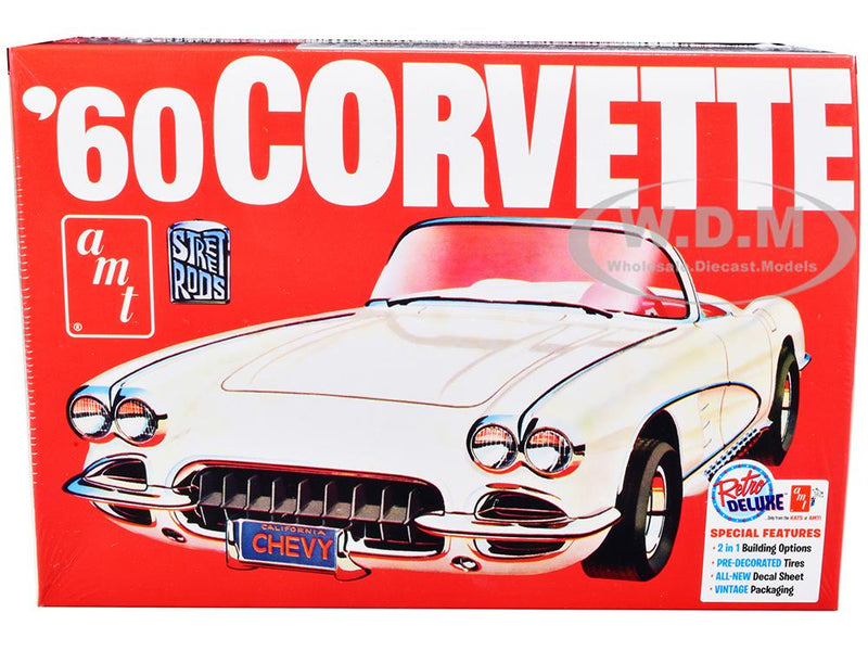 1374 Skill 2 1960 Chevrolet Corvette Street Rods 1-25 Scale Model Kit by AMT