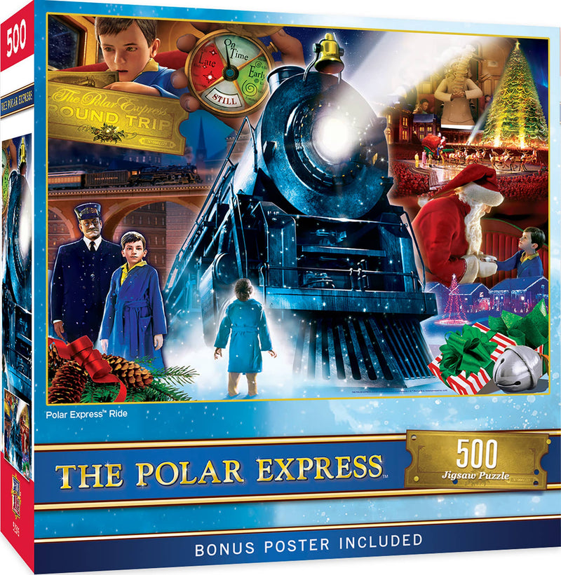 The Polar Express - Ride 500 Piece Glitter Puzzle
