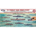 Atlantis Models AANR6300 1-1200 Scale US Navy Task Force 12 Different Ships Plastic Figures Model Set