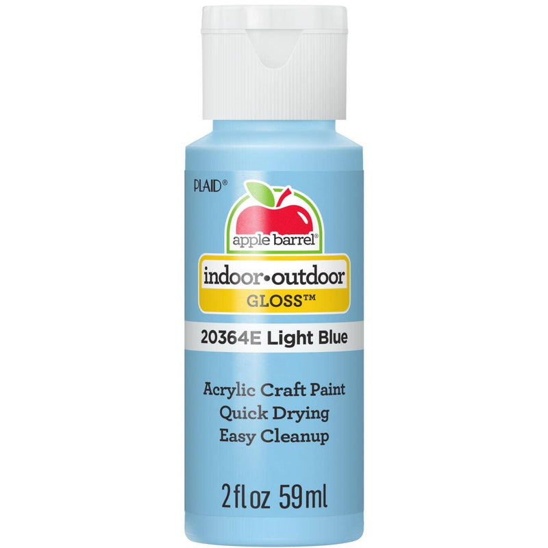 Apple Barrel Gloss Acrylic Paint: Light Blue, 2 oz