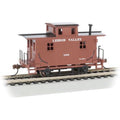 Bachmann-4-Wheel Wood Bobber Caboose - Ready to Run - Silver Series(R) -- Lehigh