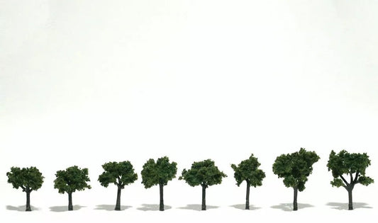 Woodland Scenics Medium Green Trees WDS1502 1-1/4" to 2" tall