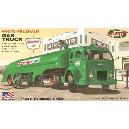 Atlantis Vintage Gas Truck Plastic Model Kit 1/48 Models Green