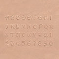 3/8" Fancy Alphabet & Number Leathercraft Stamping Tool Set