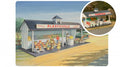 BAC45632 O Scale 75th Anniversary Roadside Stand Plasticville U.S.A. Kit