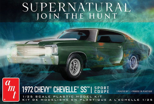 AMT 1972 Chevy Chevelle SS Sport Coupe Supernatural Join The Hunt 1/25th Scale Plastic Model Kit No. AMT1592
