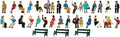 Lionel - Sitting Passengers -- Pkg(50) - HO