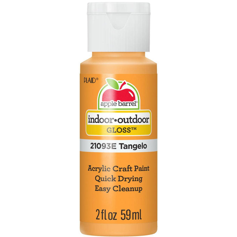 Apple Barrel Gloss Acrylic Paint: Tangelo, 2 oz