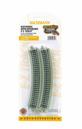 Bachmann 44849 N Scale E-Z Track Nickel Silver Auto-Reversing 11.25" Track (6/Card)