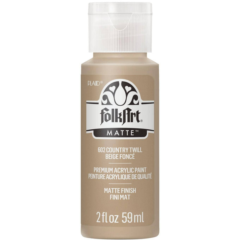 FolkArt Matte Acrylic Paint 2 oz: Country Twill