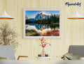 Paint by numbers - Lake and Mountain reflection: Without frame, 16"x20"