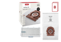 Miele Hyclean Air Co Vacuum Cleaner Bags for Miele Guard M1 Vacuum Cleaners, XL Pack of 8 Vacuum Bags and 2 Airclean Exhaust Filters – 12909630