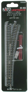 KATO Unitrack N Scale Electric Turnout #6 Right No. KAT20203