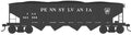 PRR 4-Bay Hopper #923599 Bowser HO Scale