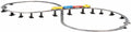 BAC44877 E-Z Track Over-Under Figure Track, Nickel Silver