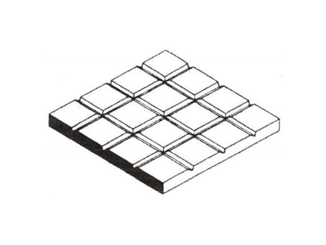 Evergreen Scale Models Sidewalk 3/8 EVG4517 Plastic Building Supplies