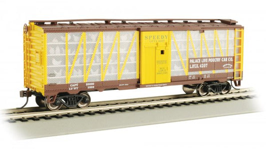 BAC15903 HO Scale Speedy Chickens Palace Live Poultry Car