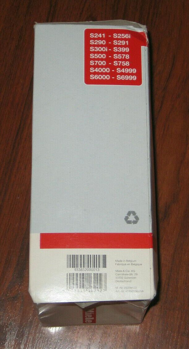 Miele FJM Air Clean Dust Bag 4 Bags & 1 Motor Protection Filter & 1 Airclean Fil
