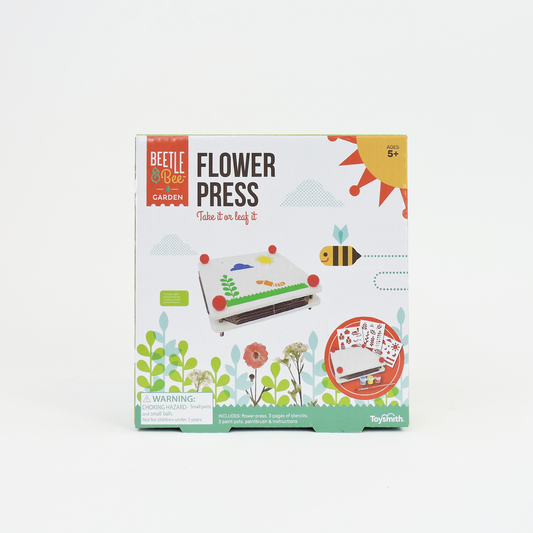 Toysmith Beetle & Bee Garden Paint a Flower Press No. 23425