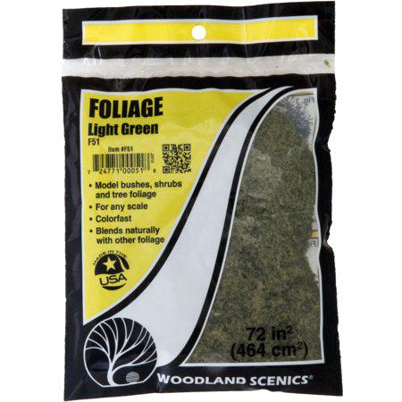 Woodland Scenics Foliage Light Green F51