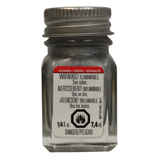 Testors Metallic Silver Enamel Paint 0.25oz