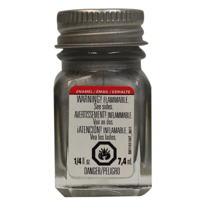 Testors Metallic Silver Enamel Paint 0.25oz