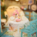 Hands Craft DIY Miniature House Kit: Tea Loft Cottage No. MIN107