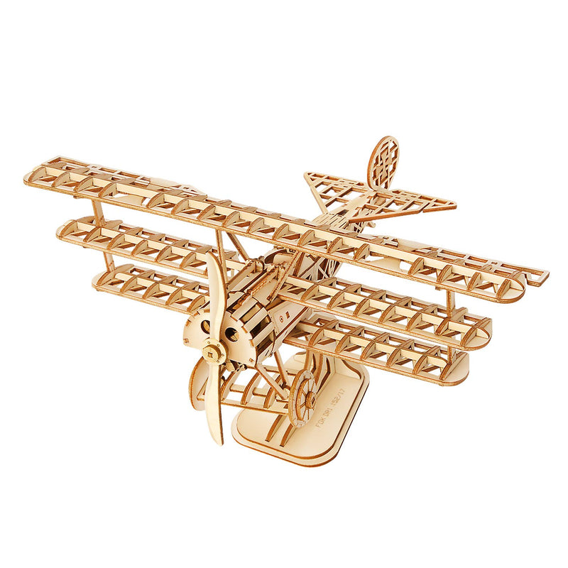 Hands Craft 3D Laser Cut Wooden Puzzle: Airplane No. TG301