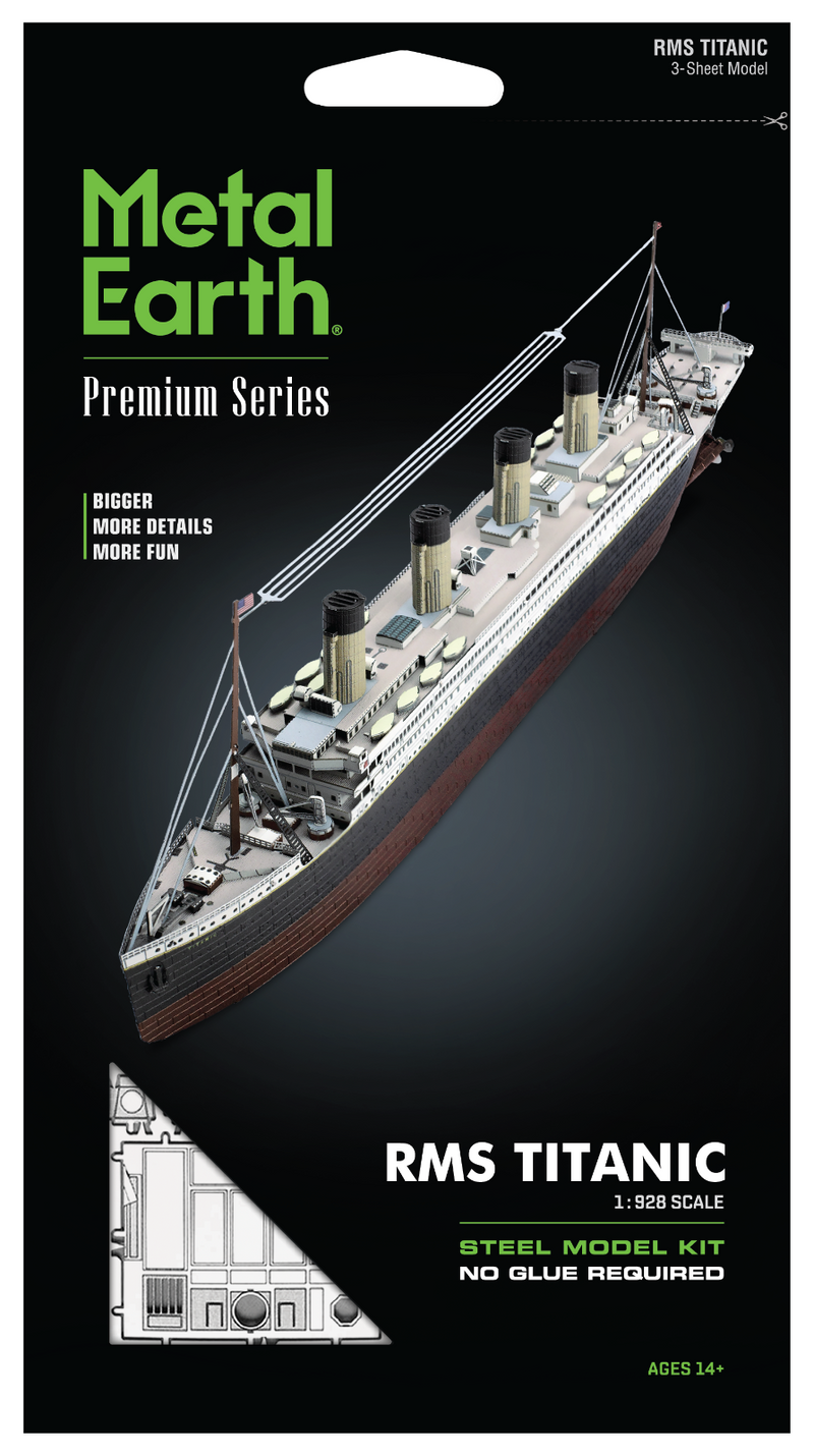 Metal Earth Premium Series RMS Titanic Ship 3D Metal Model Kit Fascinations