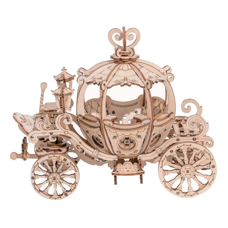 Hands Craft 3D Laser Cut Wooden Puzzle: Pumpkin Carriage No. TG302