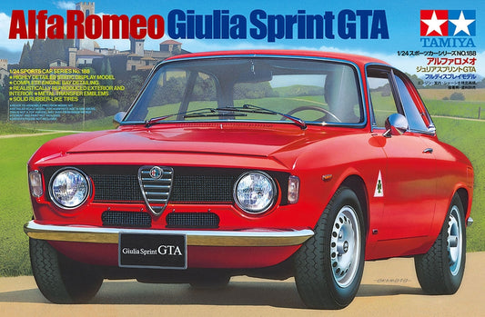 Tamiya 24188 1/24 Scale Model Sports Car Kit Alfa Romeo Giulia Sprint GTA