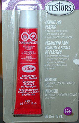 Testors 3501 5/8 oz Tube Cement for Plastic Models