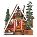 DIY Hands Craft Miniature House Kit: A-Frame Cabin No. DG181
