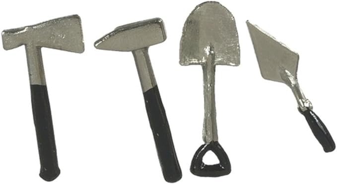 1:12 Scale Doll House Miniatures Garden Tool Set