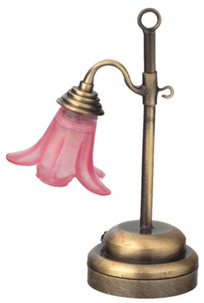 Pink Tulip Table Lamp - LED Battery Operated