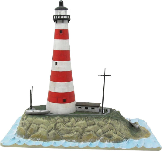 Atlantis Toy & Hobby Inc. Lightouse with Light and Diorama Base AANL70779 Plastic Models