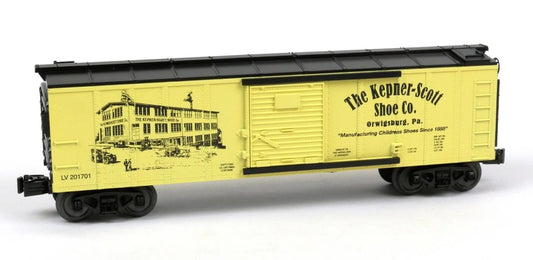 Lehigh Valley Box Car Kepner-Scott Shoe Company O Gauge